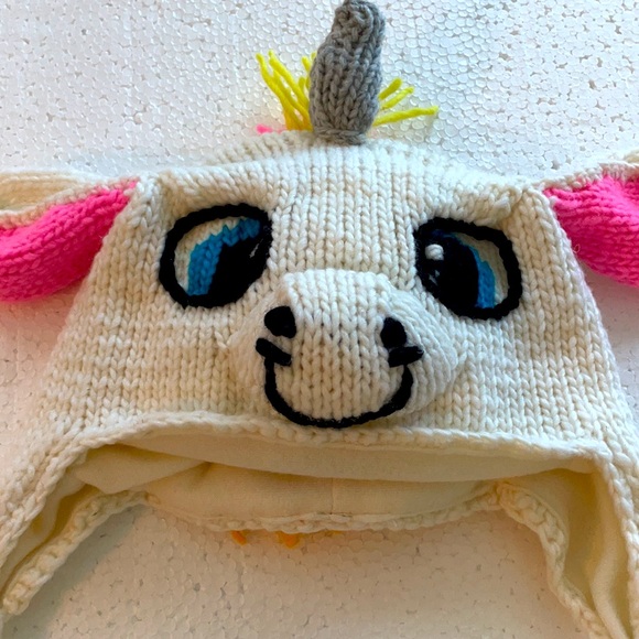NWOT Unicorn Hat with Movable Ears - Picture 3 of 5
